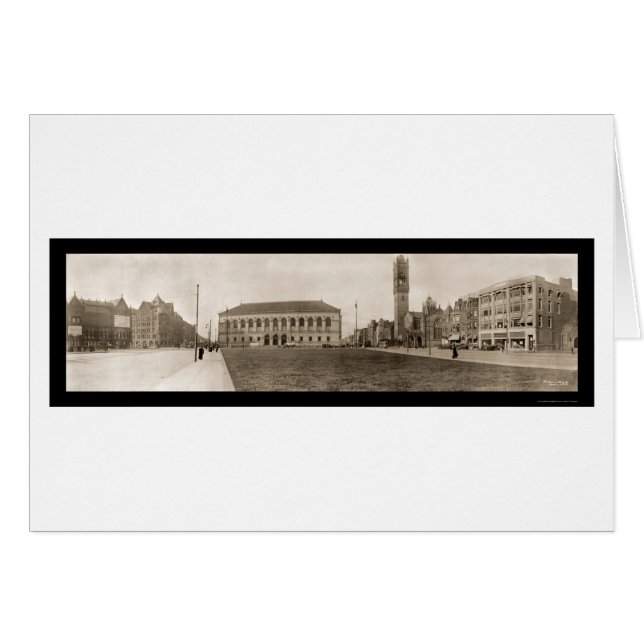 Copley Square Boston Photo 1910 (Voorkant Horizontaal)