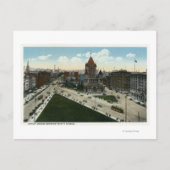 Copley Square Uitzicht of Trinity Church Briefkaart (Voorkant)