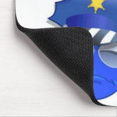 CopMoji - Blue Lives Matter Muismat (Hoek)