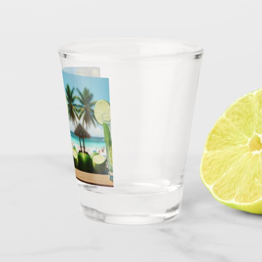 Copo de Shot Personalizado Caipirinha Shot Glas (Rechts)