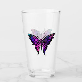 Copo de Vidro (Glass Cup) Borboleta Mística Glas