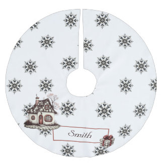 Copos de Nieve Personalizable Kerstboom Rok