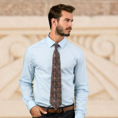 Copper and Black Art Deco Look Elegant Stropdas