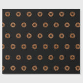 Copper and Black Mandala Pattern 2 Cadeaupapier (Vlak)
