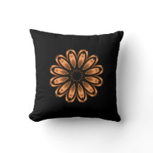 Copper and Black Mandala Pattern 3
