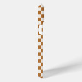 Copper and eggshell checkerboard pattern Case-Mate iPhone case (Achterkant / Rechts)