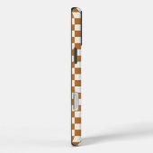 Copper and eggshell checkerboard pattern Case-Mate iPhone case (Achterkant / Rechts)