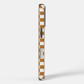 Copper and eggshell checkerboard pattern Case-Mate iPhone case (Achterkant / Rechts)