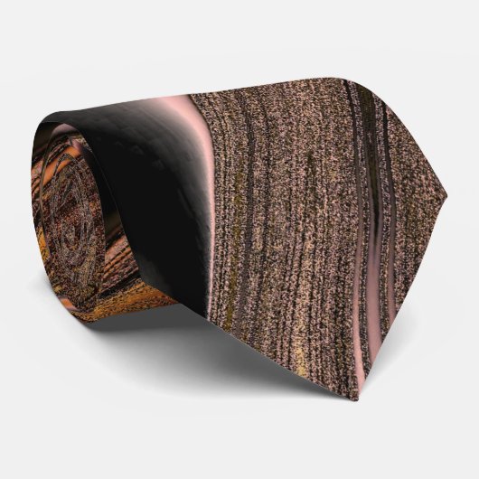 Copper Blush Agate Stropdas (Opgerold)