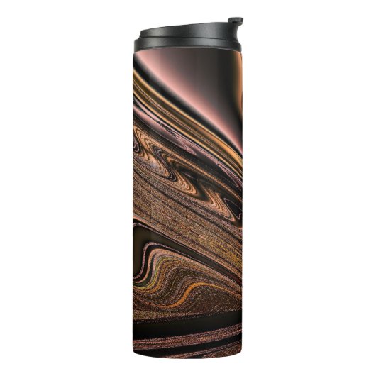 Copper Blush Agate Thermosbeker (Gedraaid links)