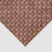 Copper Brown Diamond Bord Tissuepapier (Detail)