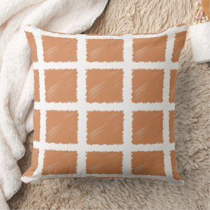 Copper Brown Sketch Sierkussen