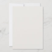 Copper Burgundy Wildflower | Beige Let's Celebrate Kaart (Achterkant)