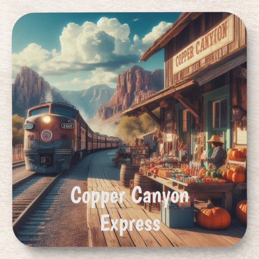 Copper Canyon Express Bier Onderzetter (Voorkant)