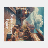 Copper Canyon Express Fleece Deken (Voorkant (Horizontaal))