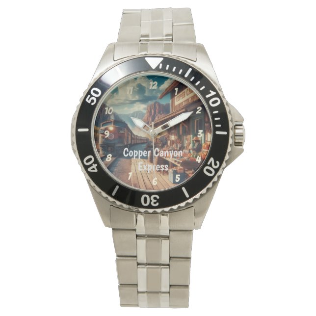 Copper Canyon Express Horloge (Voorkant)
