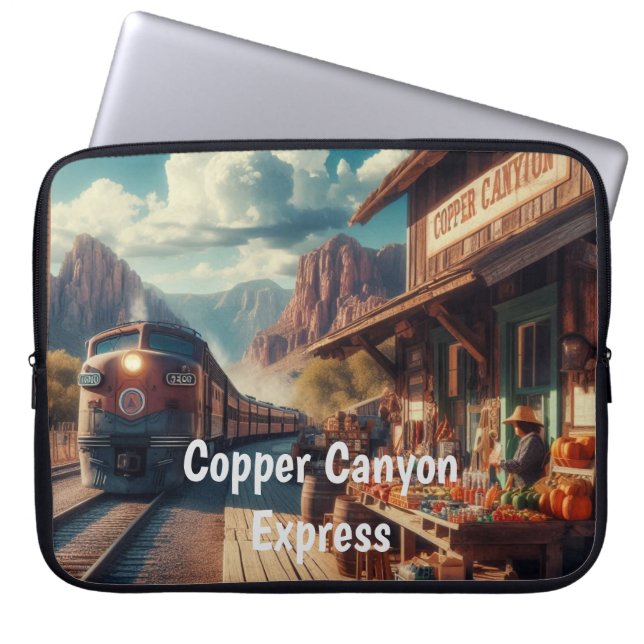 Copper Canyon Express Laptop Sleeve (Voorkant)