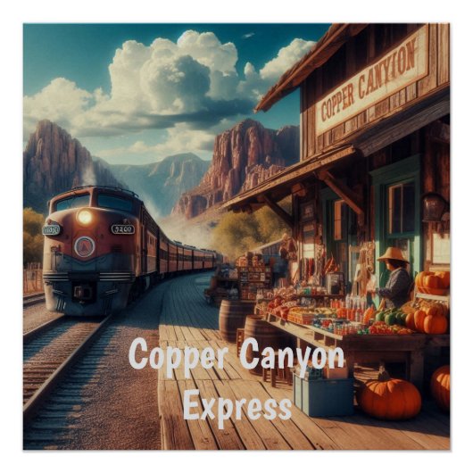 Copper Canyon Express Perfect Poster (Voorkant)