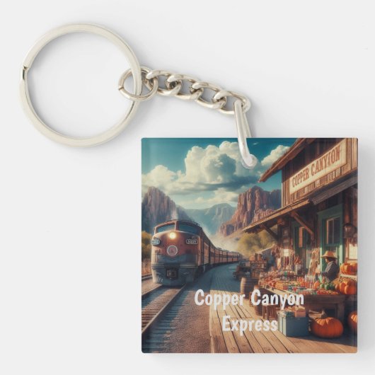Copper Canyon Express Sleutelhanger (voorkant)