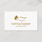 COPPER Chic Stone Massage Therapy Wellness Day Spa Visitekaartje (Voorkant)