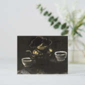 Copper Coffeepot en Bowls, Vincent van Gogh Briefkaart (Staand voorkant)