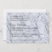 Copper Cross Marble 2 Uitvaart Aankondiging (Achterkant)