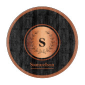 Copper Detailed Personalized Kitchen Cutting Board Snijplank (Voorkant)