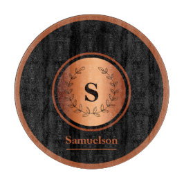Copper Detailed Personalized Kitchen Cutting Board Snijplank