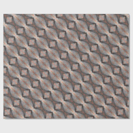 Copper Diamond Weave Cadeaupapier