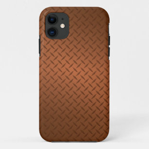 Copper Diamondplate Let Pattern Case-Mate iPhone Case