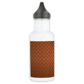 Copper Diamondplate Let Pattern Waterfles (Links)