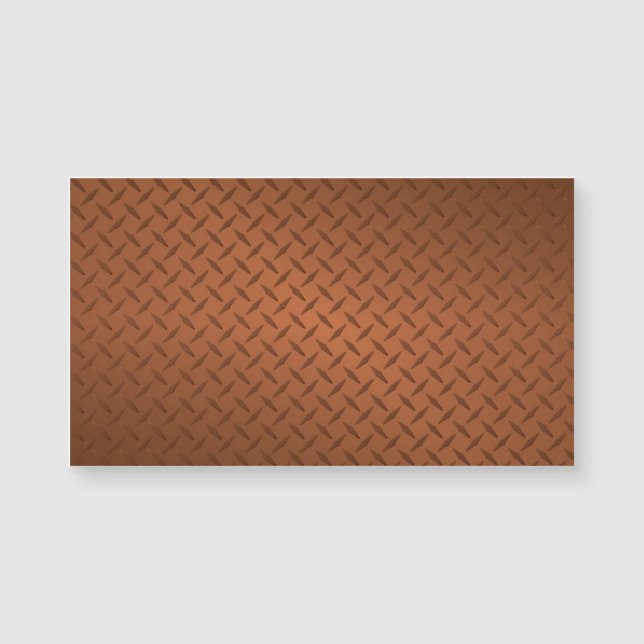 Copper Diamondplate Pattern Kijk (Voorkant)