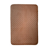 Copper Diamondplate Pattern Kijk Badmat (Voorkant Verticaal)