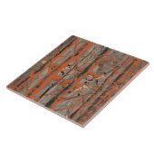 Copper Fox Bossen op Grey Stone Matches Huis #s Tegeltje (Zijkant)