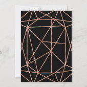 Copper Gem Medical Nursing School Afstudeerfeest Kaart (Achterkant)