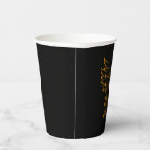 Copper Gold Phoenix rijdt op zwart Papieren Bekers (Rechts)