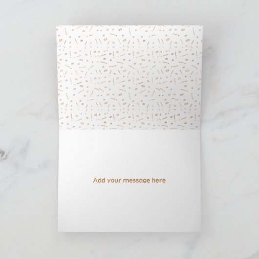 Copper Hand gesigneerd Wil je mijn bruidsmeisje zi (Binnen)