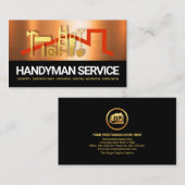 Copper Handyman Tools Rooftop Visitekaartje (Voorkant / Achterkant)