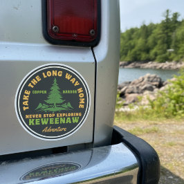 Copper Harbour Keweenaw Michigan Avontuur Sticker