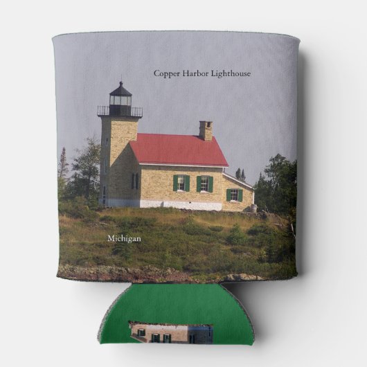 Copper Harbour Lighthouse koelbox Blikjeskoeler (Achterkant)