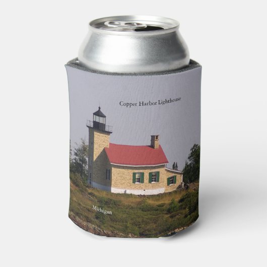 Copper Harbour Lighthouse koelbox Blikjeskoeler (Blikje Achterkant)