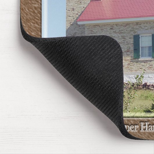 Copper Harbour Lighthouse mousepad Muismat (Hoek)