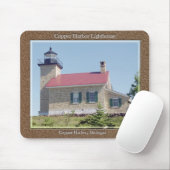 Copper Harbour Lighthouse mousepad Muismat (Met muis)