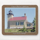 Copper Harbour Lighthouse mousepad Muismat (Voorkant)