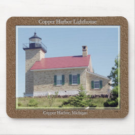 Copper Harbour Lighthouse mousepad Muismat