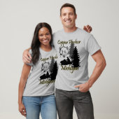 Copper Harbour Michigan Snowmobile Beer Basic Grey T-shirt (Unisex)