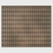 Copper Harlequin Pattern Cadeaupapier (Vlak)