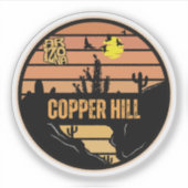 Copper Hill, Arizona Sticker (Voorkant)
