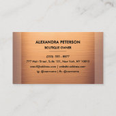 Copper Luxe Two-Tone Shine Visitekaartje (Achterkant)