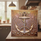 Copper Metallic Iridescent Anchor ID1223 Tegeltje